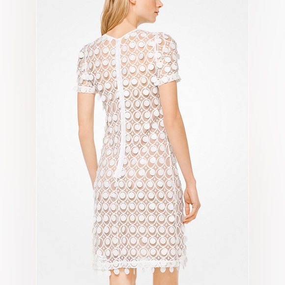 MICHAEL KORS Dot Applique Shift Dress Size 2 - Picture 2 of 6